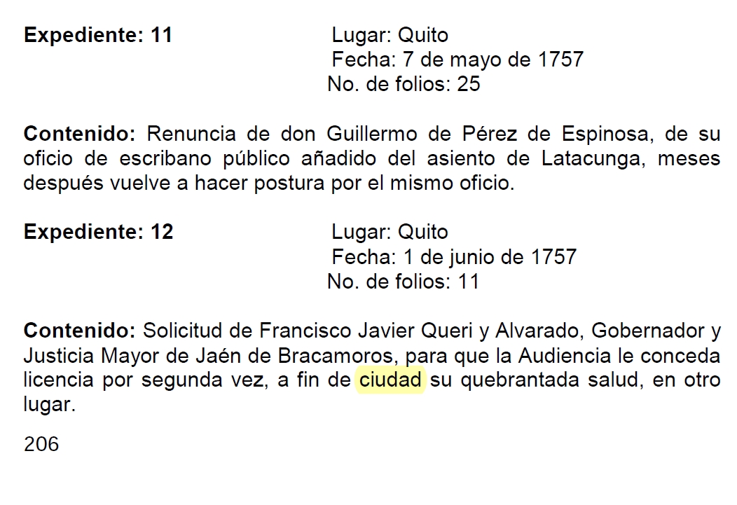 En la serie Oficios (p. 206) dice 'ciudad' donde debe decir 'cuidar'